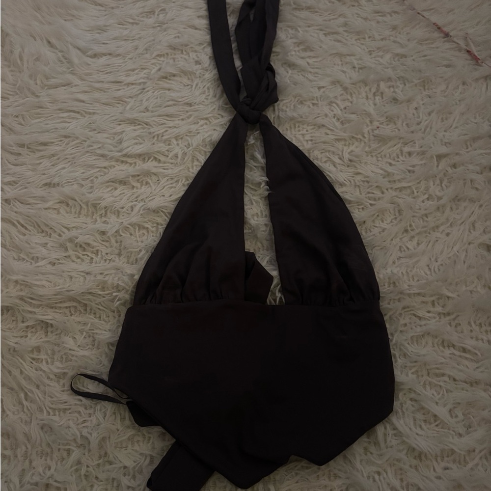 Grey Halter Top (2nd pic shows real color)